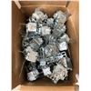 Image 2 : 2 Boxes 16 cu in Metal Mounted Boxes