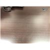 Image 5 : 1 - 2 Piece Cherry Wood Finish Desk w/ 2 Drawer File