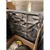 Image 6 : 1 Box HD Extension Cords, Bungee Cords, 2 Rack-A-Tiers, Behr Paint & Prime in One, First Aid Kit, 3 