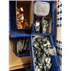 Image 3 : 7 Assorted Pipe Connectors Metal & Plastic, Assorted Clamps, Couplings, Metal Dual Plug Covers, Merr