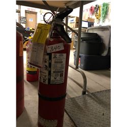 3 Fire Extinguishers (2 - 5 LB Class ABC & 1 - 10 LB)