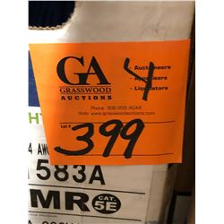 4 Belden CAT 5E-1583A, 4PR 24AWG Blue Cable (2 Full Boxes & 2 Partial Boxes)
