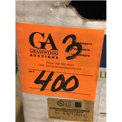 3 Belden CAT 5E-1583A, 4PR 24AWG Blue Cable (All Partial, Approx 1400' in Total)