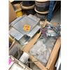 Image 3 : Electrical Box, Box Covers, 8 Electrical Panel Covers, Assorted Sizes For Pot Lights, Pully, 2 Meanw