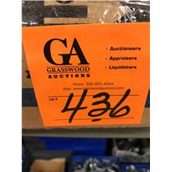 Row of 1/2" to 1" Assorted Compression Connectors & Couplings 13 New Boxes 1/2", 8 New Boxes Comp Co