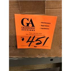 Row of EMT Set - Screw Couplings Assorted Sizes 1/2" to 2 1/2" (8 Partial Boxes and 6 Full Boxes)