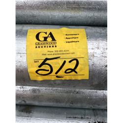 ERMO 3", 90 degree Steel 36"R Elbows, Approx 20 - 10 ft Threaded Steel Pipe