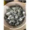 Image 3 : 2 Pails of 1 1/2" Clamps