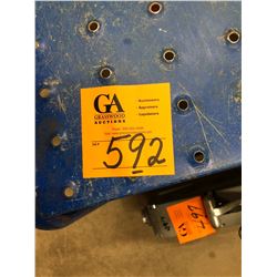 1 Steel Industrial 2 Step- Step Stool on Castors, 3 Shelf Shop Trolley on Wheels Plus 3 Rubbermaid 1