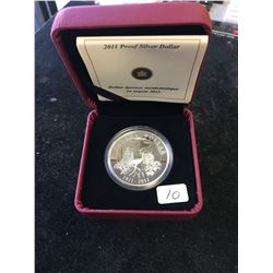 2011 CANADA PROOF SILVER DOLLAR!