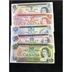 CANADA BANKNOTE LOT! $1-$20
