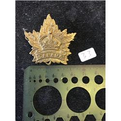 WWI CANADA GENERAL SERVICE CAP BADGE