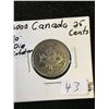 Image 1 : 2000 CANADA 25 CENTS PRIDE /90 DEGREE DIE ROTATION