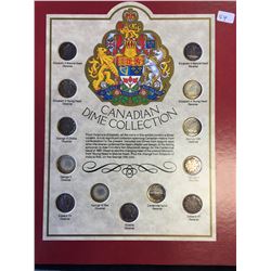 CANADIAN DIME COLLECTION!