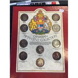 CANADIAN FIFTY CENT COLLECTION
