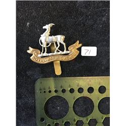 ROYAL WARWICKSHIRE FUSILIERS CAP BADGE