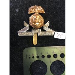 THE LANCASHIRE FUSSILIERS CAP BADGE