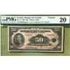 Image 1 : 1935 BANQUE DU CANADA $50 NOTE! RARE!! PMG GRADED VF-20