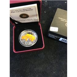 2012 CANADA $20 FINE SILVER COIN.MAPLE LEAF CRYSTAL RAINDROP