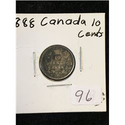 1888 CANADA 10 CENTS