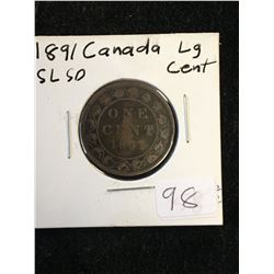 1891 CANADA LARGE CENTS (SLSD)