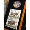 Image 2 : 2004 CANADA $5 LIMITED EDITION COIN AND STAMP SET.THE MAJESTIC MOOSE