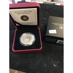 2011 CANADA $10 FINE SILVER COIN.MAOLE LEAF FOREVER