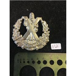 WWII QUEENS OWN CAMERON HIGHLANDERS OF OF CANADA.CAP BADGE