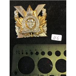 WWII THE PERTH REGIMENT CAP BADGE