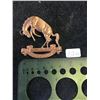 WWII 4th CANADIAN LIGHT HORSE CAP BADGE