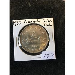1935 CANADA SILVER DOLLAR