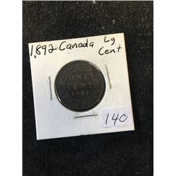 1892 CANADA LARGE CENT