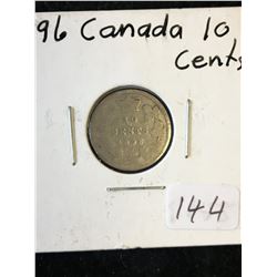 1896 CANADA 10 CENTS
