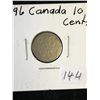 1896 CANADA 10 CENTS