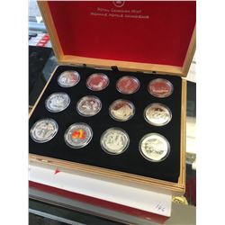 2013 0'CANADA $10 FINE SILVER COIN SET! WITH BOX