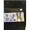 Image 1 : 2013 BANK OF CANADA $10 RADAR NOTE.