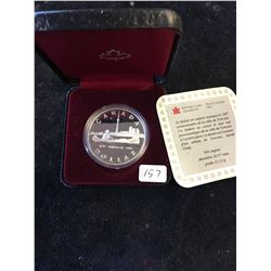 1984 CANADA PROOF SILVER DOLAR!