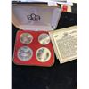 Image 1 : 1976 UNC OLYMPIC COIN SET! SERIES VII. $5 AND $10 COINS