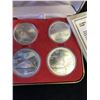 Image 2 : 1976 UNC OLYMPIC COIN SET! SERIES VII. $5 AND $10 COINS
