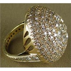 Diamond Dome Style Ring - 8.77 ct