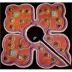 Nepalese Tibetan Coral Cloud Collar