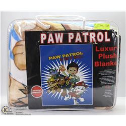 LUXURY PLUSH BLANKET -PAW PATROL