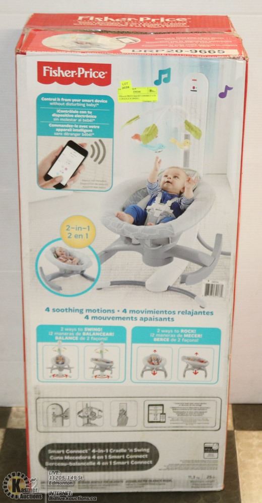 Fisher price smart connect cradle n swing online