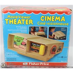 FISHER PRICE MOVIE THEATER & TAPES.