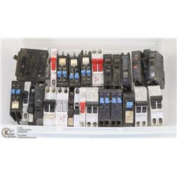 TOTE OF ELECTRICAL BREAKERS