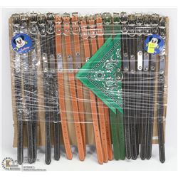 BUNDLE OF DOG COLLARS