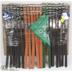 BUNDLE OF DOG COLLARS
