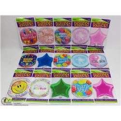 BUNDLE OF ASSORTED BALLOONS