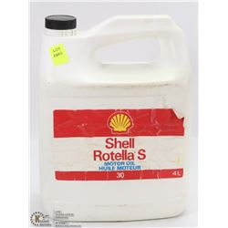 4L JUG OF SHELL ROTELLA S MOTOR OIL 30