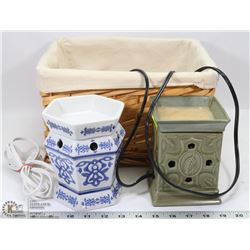 LOT OF TWO WAX CANDLE WARMERS